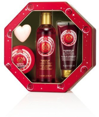 

The body shop he Body Shop 4 Piece Gift Set - Cranberry Joy Combo Set(Set of 4)