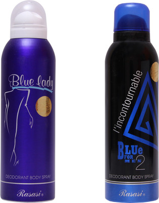 

Rasasi Blue Lady::Blue Incontournable Combo Set(Set of 2)