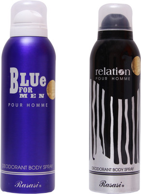 

Rasasi Blue For Men Combo Set(Set of 2)