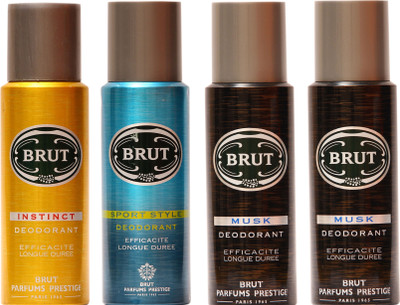 

Brut Musk,Instinct,Sports Combo Set(Set of 4)