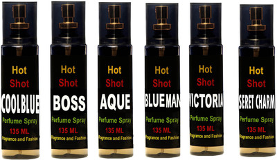 

Fragrance and fashion Set of 6 Perfume for Men and Women of 135 ml Each Combo Set(Set of 6)