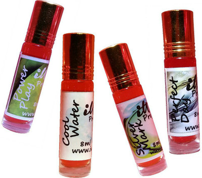 

Iwill Non Alcoholic Perfumes Floral Attar Fancy Ittar 32 ml Combo Set(Set of 4)