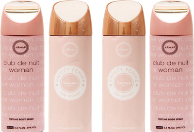

Armaf Club De Nuit Pink, Vanity Femme Pink Combo Set(Set of 4)