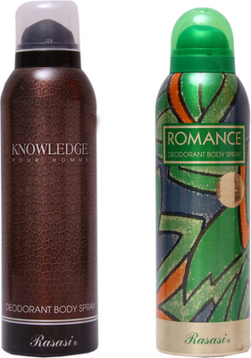 

Rasasi Knowledge Men::Romance Women Combo Set(Set of 2)