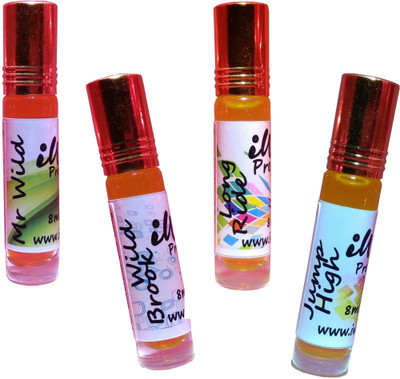 

Iwill Non Alcoholic Perfumes Floral Attar Fancy Ittar 32 ml Combo Set(Set of 4)