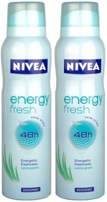 

Nivea Energy fresh Deodorant Spray Combo Set(Set of 2)