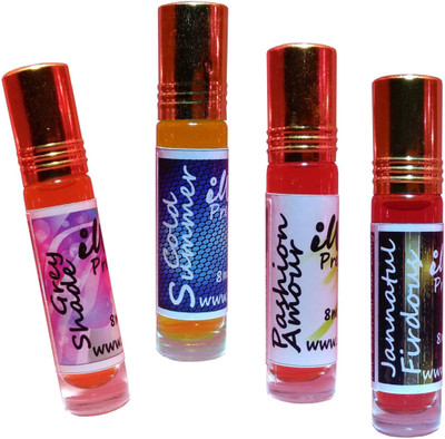 

Iwill Non Alcoholic Perfumes Floral Attar Fancy Ittar 32 ml Combo Set(Set of 4)