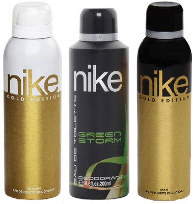

Nike Gold Deodorants GIft Set Combo Set(Set of 3)