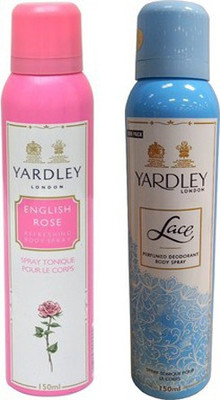 Yardley London English Rose and Lace Combo Set(Set of 2) Yardley London English Rose and Lace Combo Set(Set of 2)