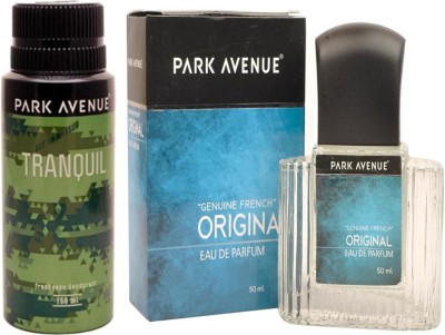 

Park avenue Tranquil Deodorant ,Orignal EDP Combo Set(Set of 2)