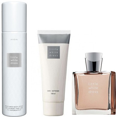 

Avon Little White Dress Skin Softner (100ml) + EDP (50ml) + Body Spray (150ml)(Multicolor)