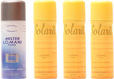 

Lomani Mister Lomani,Solara Combo Set(Set of 4)