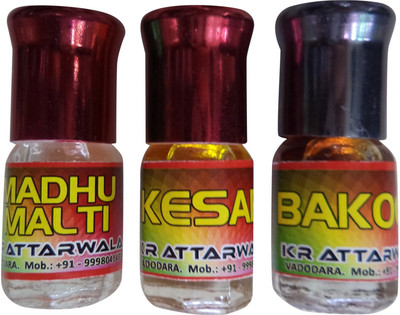 Flipkart - Kr attarwala Fifth Series Of Smooth Floral Fragrances Gift Set(Set of 3)