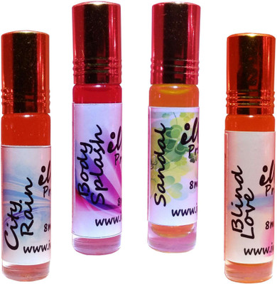 

Iwill Non Alcoholic Perfumes Floral Attar Fancy Ittar 32 ml Combo Set(Set of 4)