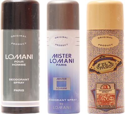 

Lomani Mister Lomani,Elpaso,Pour Homme Combo Set(Set of 3)