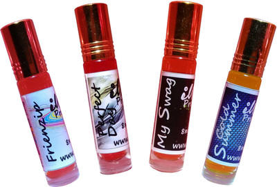 

Iwill Non Alcoholic Perfumes Floral Attar Fancy Ittar 32 ml Combo Set(Set of 4)