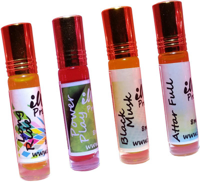 

Iwill Non Alcoholic Perfumes Floral Attar Fancy Ittar 32 ml Combo Set(Set of 4)