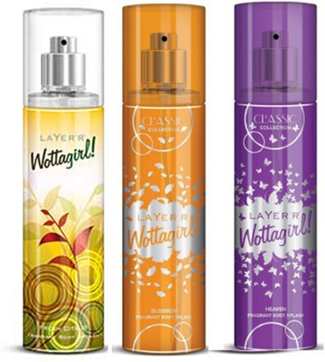 

Layer'r Wottagirl (Set Of 3) Citrus,Heave,Blossom Deo Pack For Women Combo Set(Set of 3)