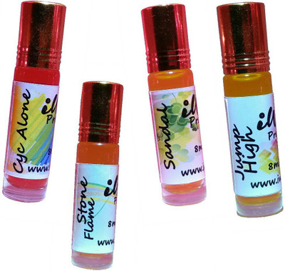 

Iwill Non Alcoholic Perfumes Floral Attar Fancy Ittar 32 ml Combo Set(Set of 4)