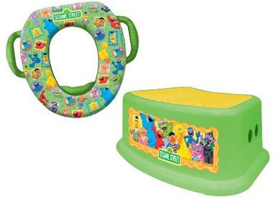 

Baby & Child Sesame Street Potty and Step Stool Combo Set, Framed Friends(Multicolor)