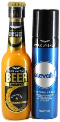 

Park avenue Beer Shampoo & Elevate 116 Combo Set