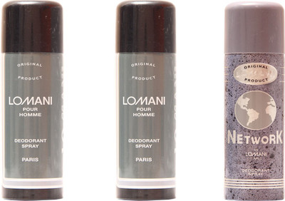 Lomani Lomani Pour Homme,Network Combo Set(Set of 3)