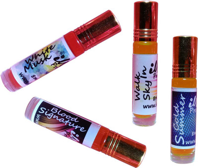 

Iwill Non Alcoholic Perfumes Floral Attar Fancy Ittar 32 ml Combo Set(Set of 4)