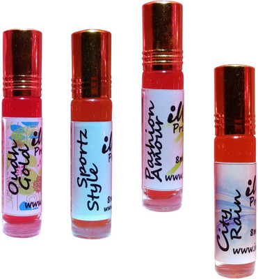 

Iwill Non Alcoholic Perfumes Floral Attar Fancy Ittar 32 ml Combo Set(Set of 4)