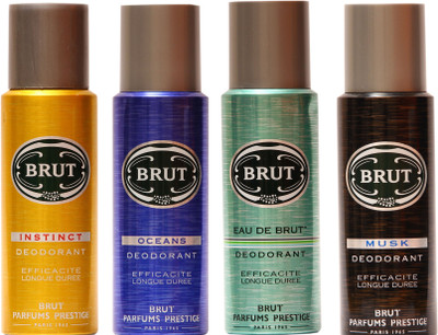 

Brut Insinct,Oceans,Eau De Brut,Musk Combo Set(Set of 4)