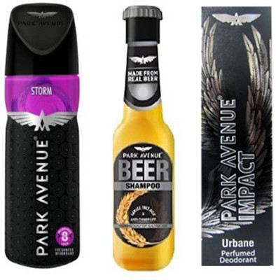 

Park Avenue Storm,Urbane,Anti Dandruff Beer Shampoo Combo Set(Set of 3)
