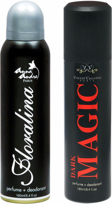 Anna andre paris Floralina & Dark Magic Deodorant Combo Set(Set of 2)
