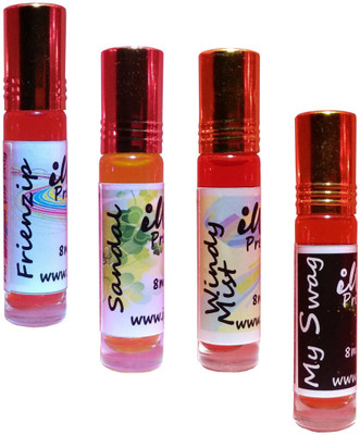 

Iwill Non Alcoholic Perfumes Floral Attar Fancy Ittar 32 ml Combo Set(Set of 4)