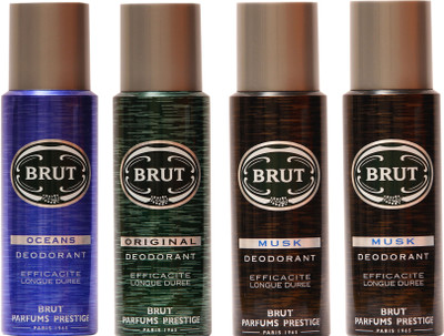 

Brut Musk,Original,Oceans Combo Set(Set of 4)