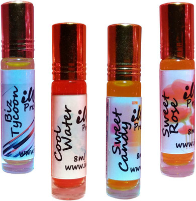 

Iwill Non Alcoholic Perfumes Floral Attar Fancy Ittar 32 ml Combo Set(Set of 4)