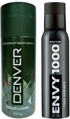 

Denver Black Code ,Magnetic Combo Set(Set of 2)