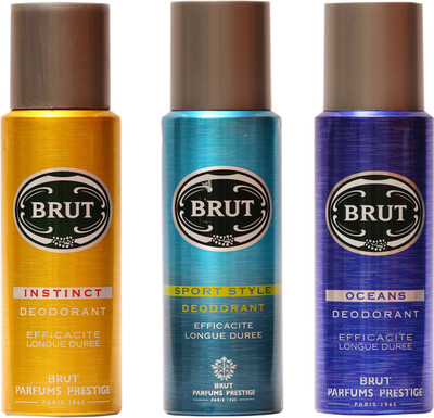 

Brut Instinct,Oceans,Sports Combo Set(Set of 3)