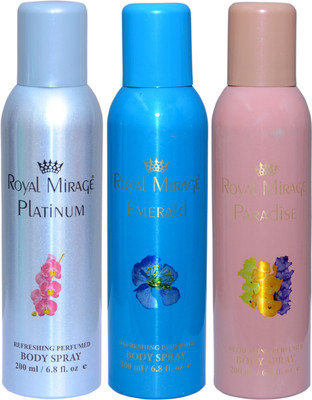 

Royal Mirage PLATINUM , EMERALD , PARADISE Combo Set
