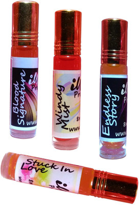 

Iwill Non Alcoholic Perfumes Floral Attar Fancy Ittar 32 ml Combo Set(Set of 4)