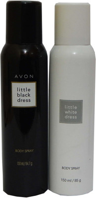 

Avon Little Black & White Dress Body Each 150 ml Combo Set(Set of 2)