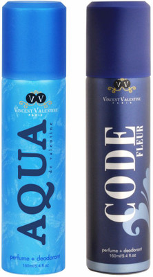 Buy Vincent Valentine Paris Aqua De Valentine Code Fleur Combo