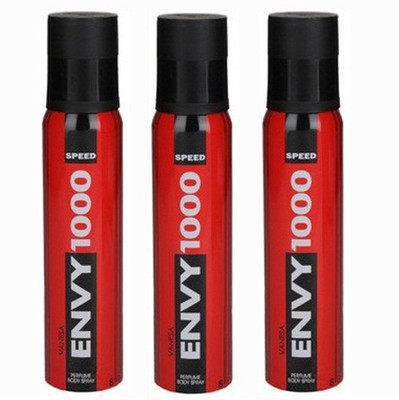 

Vanesa Envy Speed 1000 Body Spray - For Women(140 ml, Pack of 3)