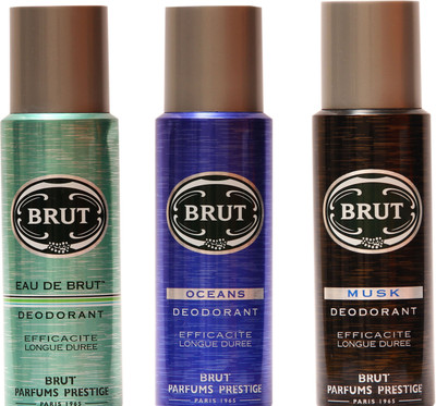 

Brut Oceans,Eau De Brut,Musk Combo Set(Set of 3)