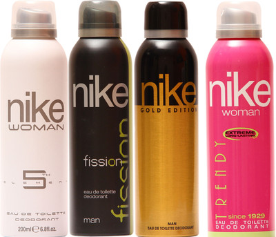 

Nike 5Th Element Fission Man Gold Man Trendy Woman Combo Set(Set of 4)