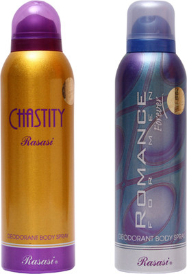 

Rasasi Chastity Women::Romance Men Combo Set(Set of 2)