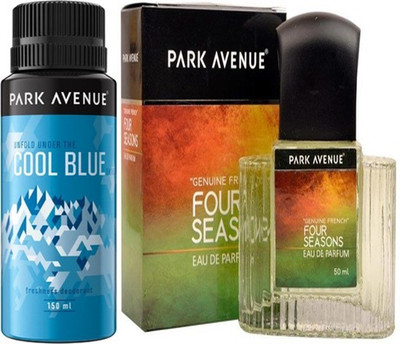 

Park avenue Cool Blue Spray ,Four Seasons EDP Combo Set(Set of 2)