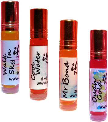 

Iwill Non Alcoholic Perfumes Floral Attar Fancy Ittar 32 ml Combo Set(Set of 4)