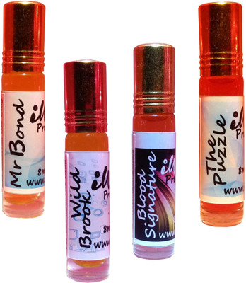 

Iwill Non Alcoholic Perfumes Floral Attar Fancy Ittar 32 ml Combo Set(Set of 4)