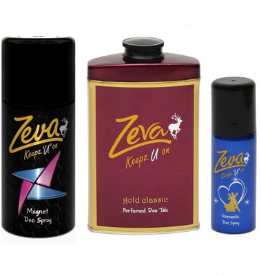 

Zeva Keepz U On deodorant men & women body spray unisex Gift Set Combo Set(Set of 3)
