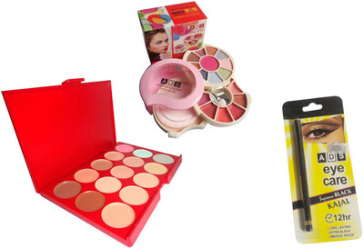 

ADS Concealer / 3926 Makeup kit / Eyecare kajal(Set of 3)