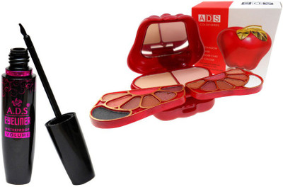 

ADS 1625 Eyeliner and 8010 Makeup Kit(Set of 2)